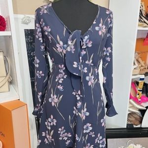 Slate Blue floral dress